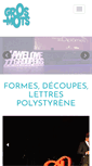 Mobile Screenshot of gros-mots.com